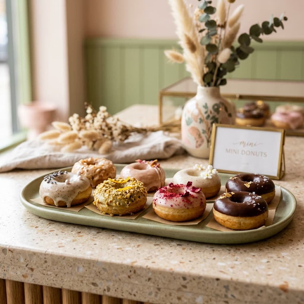 Boxed mini donuts