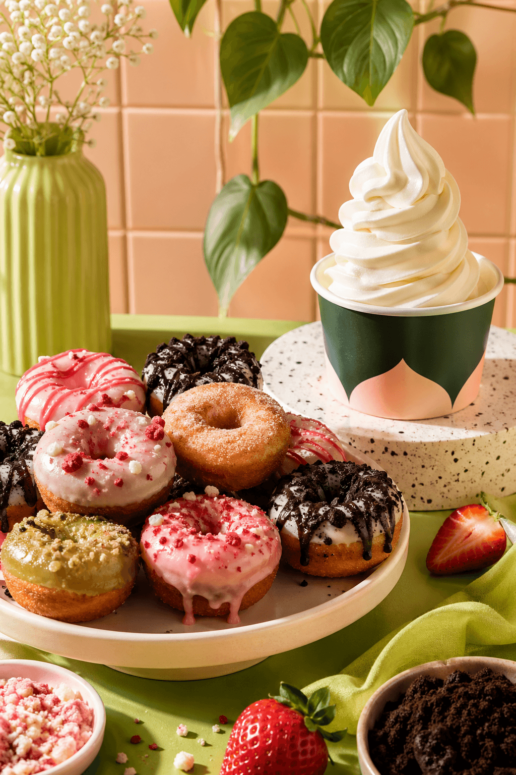 Dang Good Donuts mini donuts and creamy soft serve in Toronto
